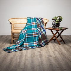 Italiano - Travel Rug | Brown/Kingfisher