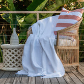 Cotton Honeycomb - Plain | White