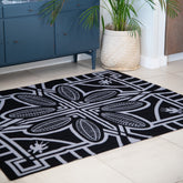 Tappeto - Lesotho | Black/Dove