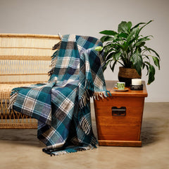 Piccolo - Botswana New Check | Teal/Navy