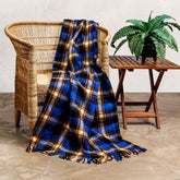 Top Check - Botswana | Blue/Black/Brown