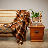 Top Check - Botswana | Brown/Tobacco