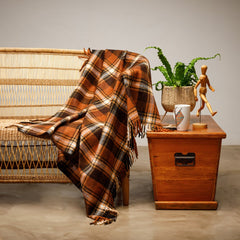 Top Check - Botswana | Brown/Tobacco