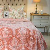 Faux Mink Bella - Plain | Coral Pink