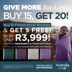 Carton of 20 Flinted Blankets - Plain | Assorted