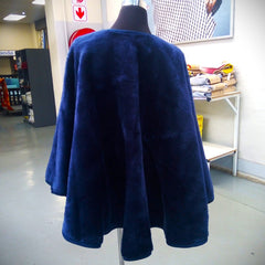 Wearing Cape - Plain Navy