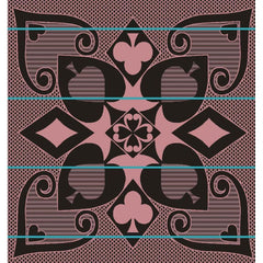 Mini Khotso - Cards | Brown/Pink/Peacock