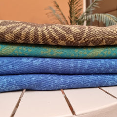 Makoti - Petals | Navy/Aqua