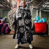 Victoria England Badges | Black / Light Grey / Silver