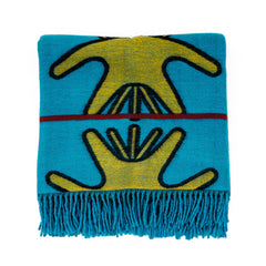 YBD Throw - Khalala | Aqua/Yellow