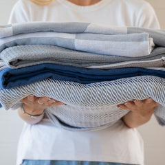 Protea Throw - Dunes | Iron/Black