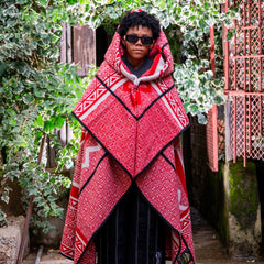 Lesira | Scarlet/Natural/Black