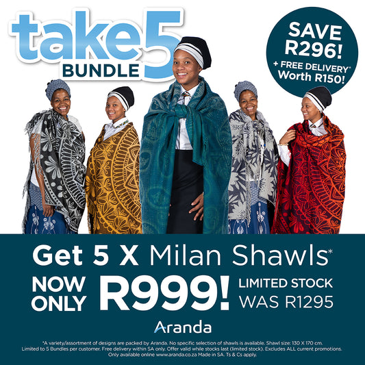 Take 5 Bundle - Milan Shawls | Assorted