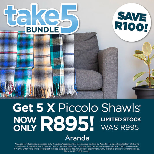 Take 5 Bundle - Piccolo Shawls | Assorted