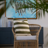 Scatter - Protea Chenille Broad Stripe | Hunter/Natural