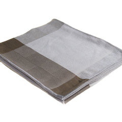 Protea Throw - Geometry | Coffee/Cobblestone