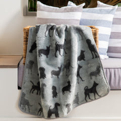 Finesse Pet Blanket - Silhouette | Dove/Steel