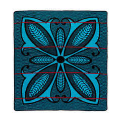 Sefate - Poone | Black/Peacock/Scarlet