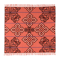 YBD Throw - Semomotela | Dark Coral/Coral/Pink