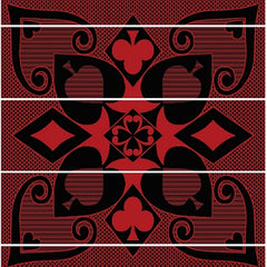 Khotso - Cards | Black/Scarlet/Natural.