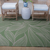 Tappeto - Leaves | Hunter/Khaki