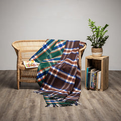 Italiano - Travel Rug | Brown/Bottle