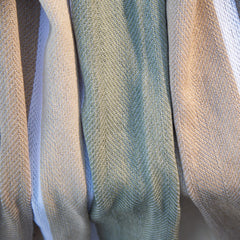 Protea Pin Stripe - Sunset | Cocoa/Coffee