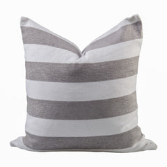 Scatter - Protea Chenille Broad Stripe | Wild Dove/White