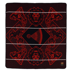 Berea - King's Birthday Blanket 2025 | Black/Scarlet/Natural