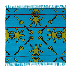 YBD Throw - Khalala | Aqua/Yellow