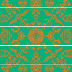 Victoria England - Badges of the Brave | Emerald/Yolk/Nat