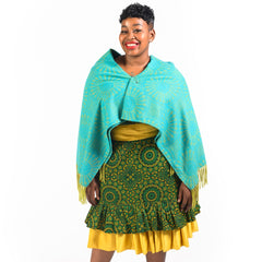 Makoti - Spear | Aqua/Avocado