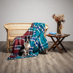 Tivoli - Traditional Rug | Kingfisher/Maroon