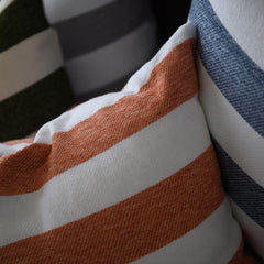 Scatter - Protea Chenille Broad Stripe | Canyon/White