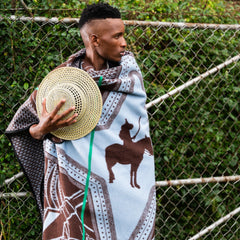 Maqhubu | Brown/Lt Powder/Emerald