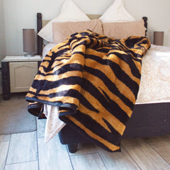 Buhle - Zebra Skin | Black/Caramel