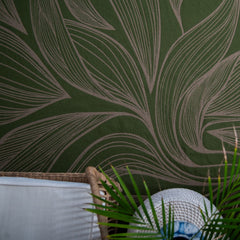 Tappeto - Leaves | Hunter/Khaki