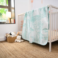 Amanda Cotton Baby - Fur Babies | Seafoam/Bleach