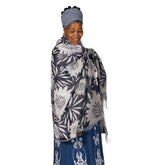 Milan - Gardenia | Navy/Silver Grey
