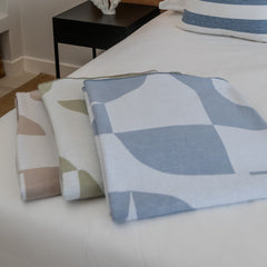 Amanda Cotton - Shapes | Cobblestone/White