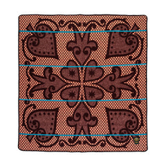 Morena - Riet | Brown/Salmon/Peacock