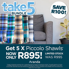 Take 5 Bundle - Piccolo Shawls | Assorted