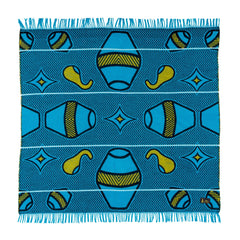 YBD Throw - Moritsoana | Aqua/Yellow