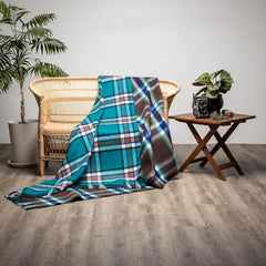 Tivoli - Travel Rug | Brown/Kingfisher