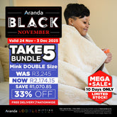 Lobola Bundle - Take 5 | 1 Ply Double Mink Plain Assorted