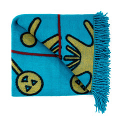 YBD Throw - Khalala | Aqua/Yellow