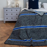 Mohodu - Border Stripe | Black/Royal