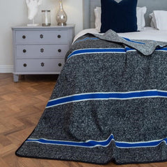 Mohodu - Border Stripe | Black/Royal