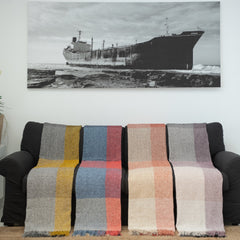 Chenille Throw - Trellis | Deep Pink/Ice Violet