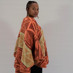 Wearing Cape - Afrocentric | Terracota/Amber